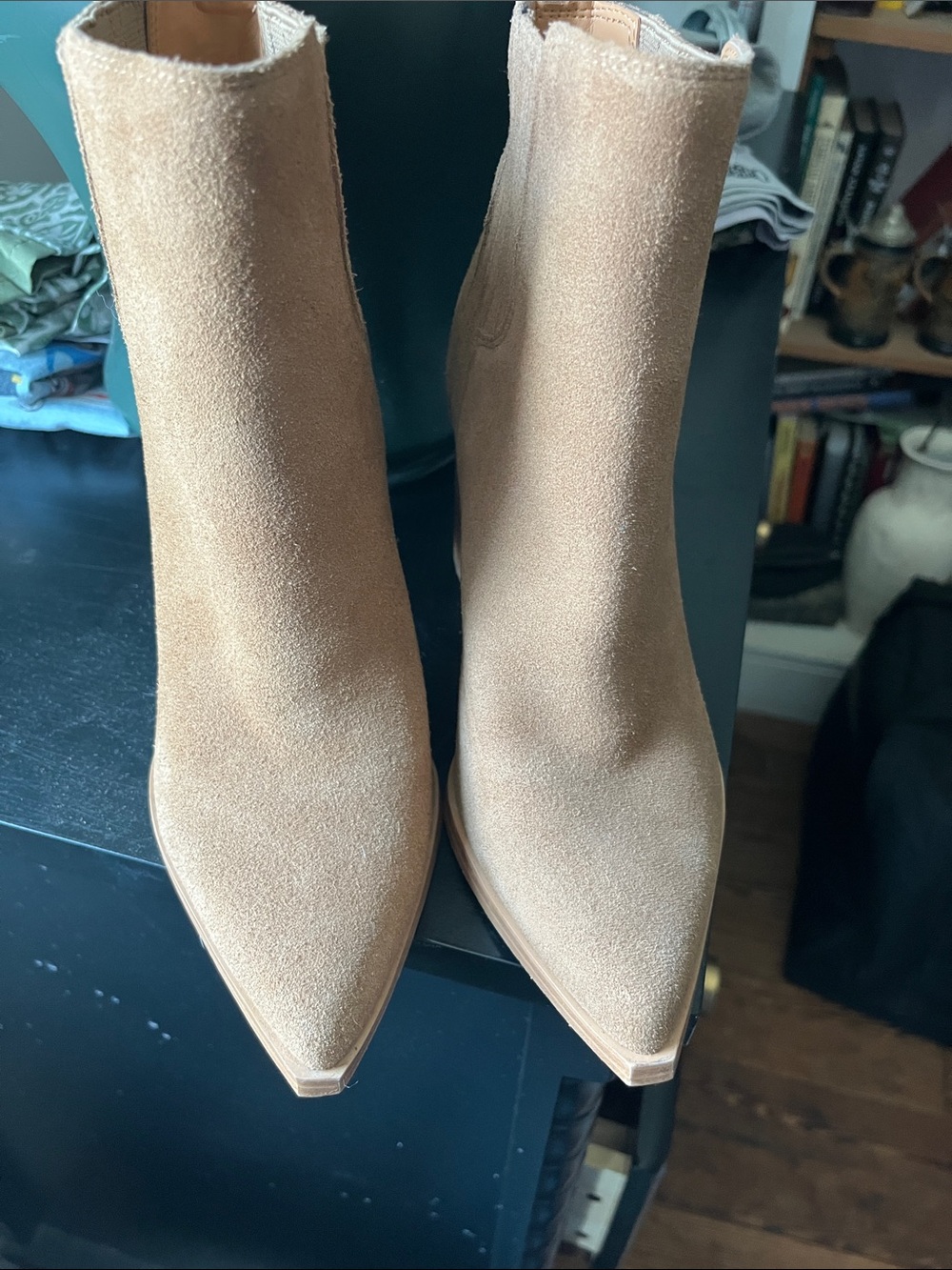Marc fisher suede booties - Picture 3 of 4